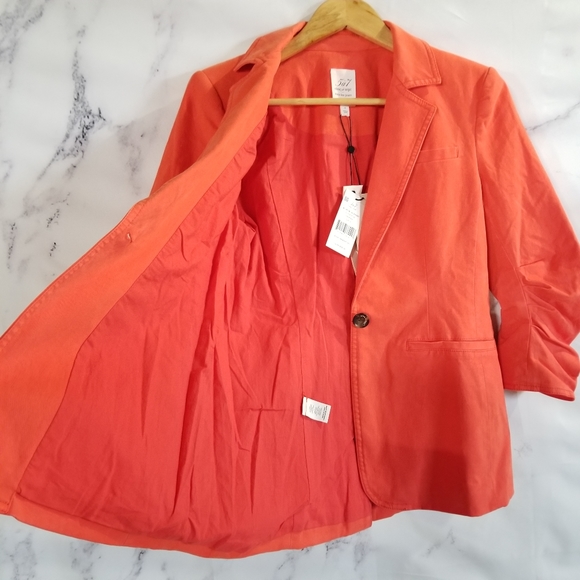 CINQ A SEPT Blazer Sz 4 - Picture 6 of 14